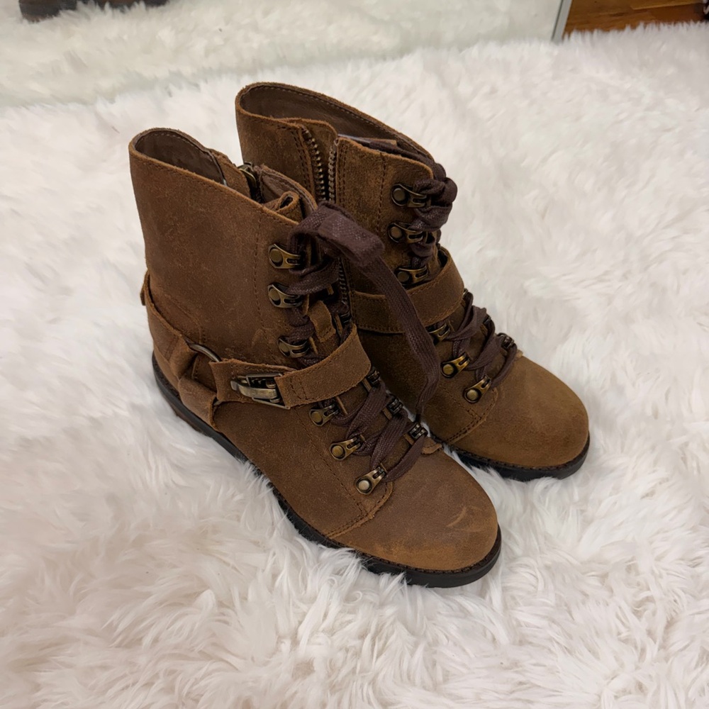 UGG Brown Fritzi Lace Up Boot
